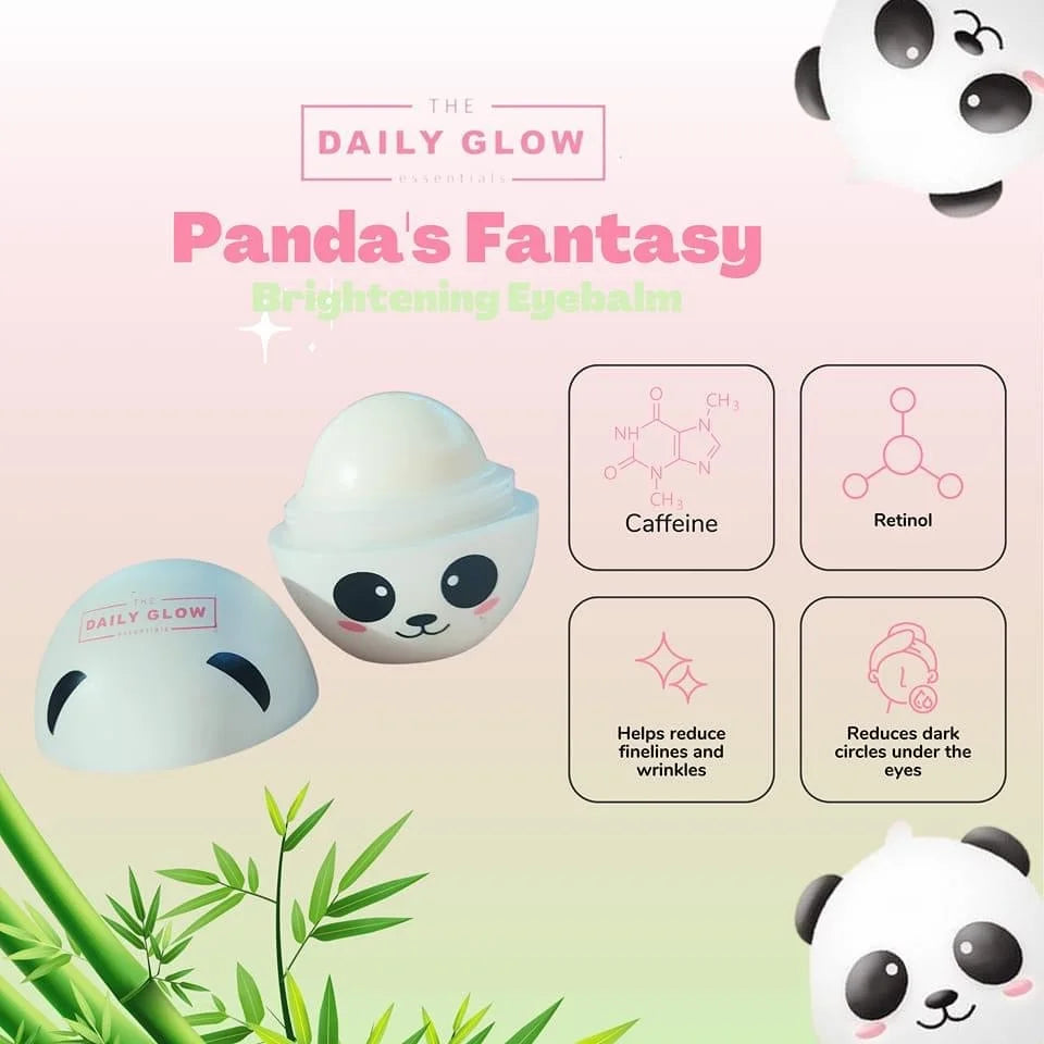 Glow The Panda Daily Trio Balm Eye & Essentials Watermelon