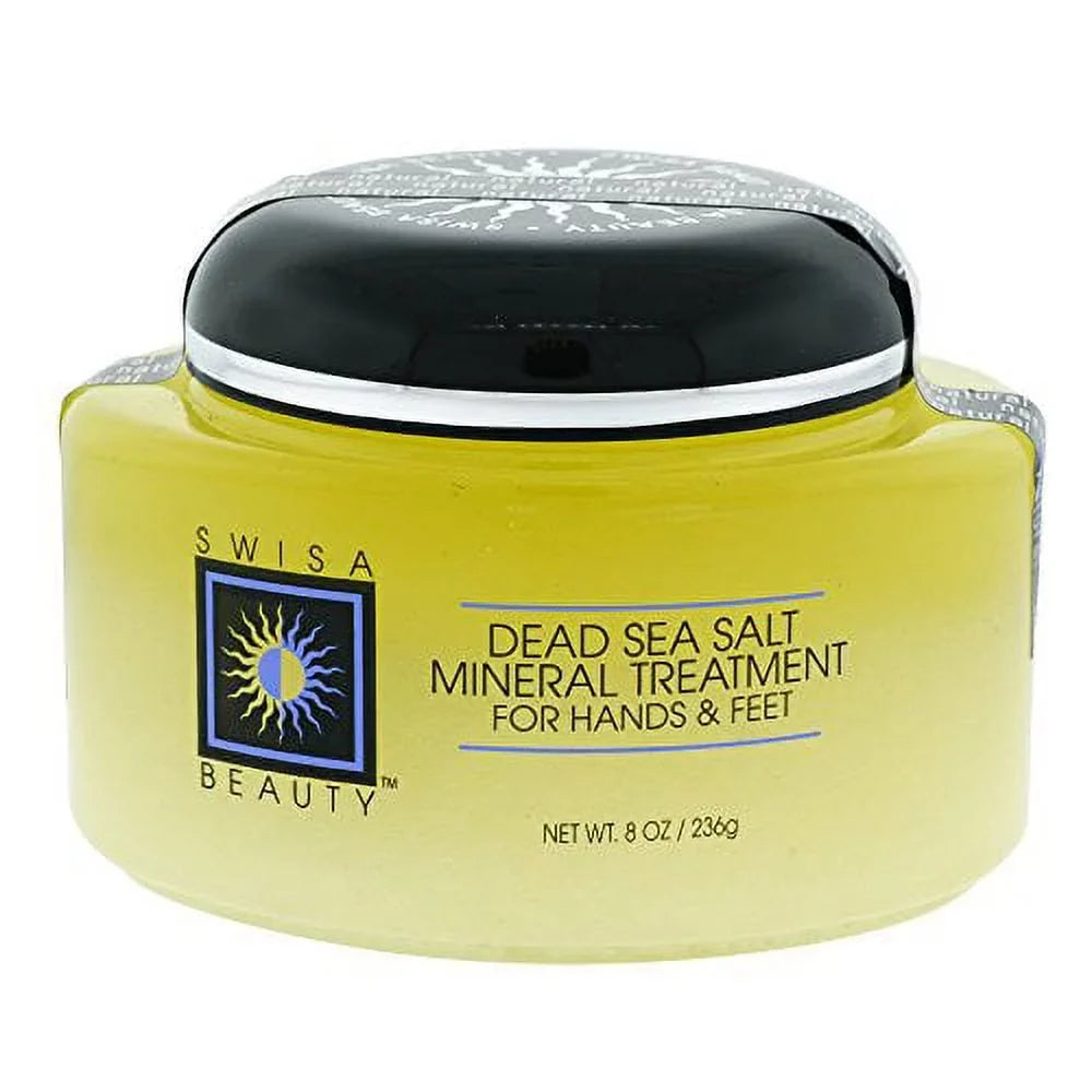 Dead Beauty Swisa Feet, 8-Ounce Sea & Scrub Hands Treatment For Natural, Minerals Salt