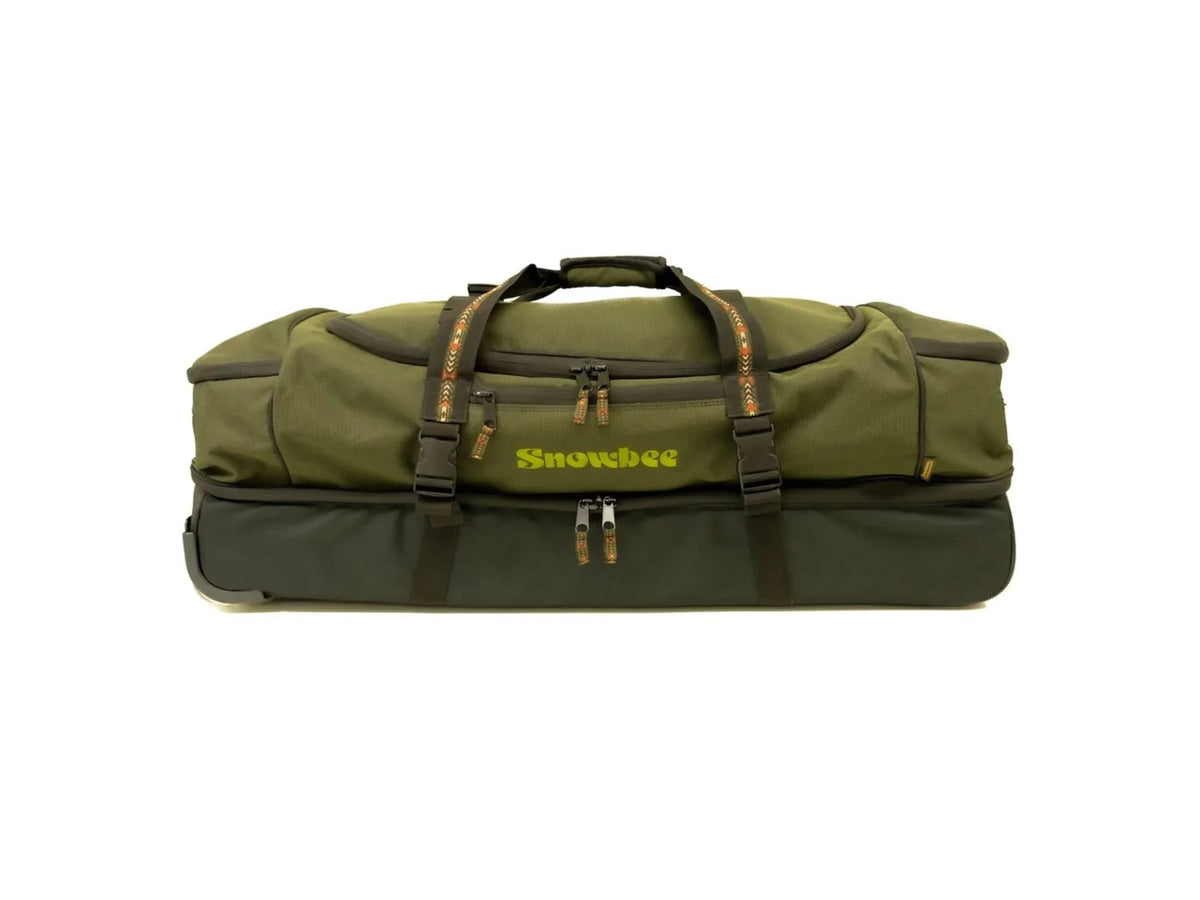 Fishing - Gear - Travel Storage Compartments Luggage Dual XS - Roller Snowbee Green Storage Fly Bag