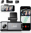 GPS 64GB Cam Mode 5K 3 Car Dash WiFi Inside with Front Camera Card R39 IPS VVCAR Dashboard Parking Recorder Rear 3.99" Channel