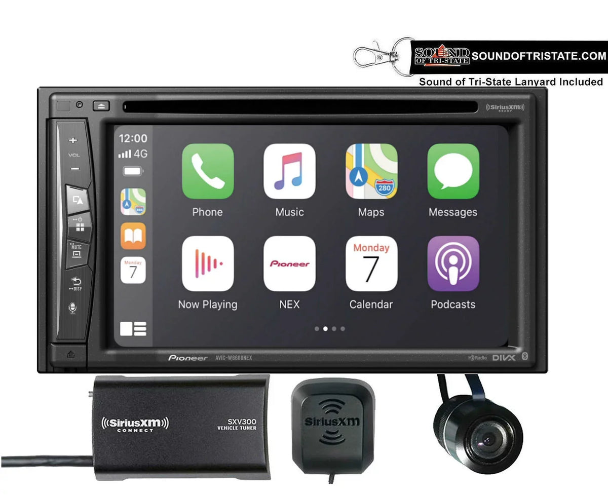 AVIC-W6600NEX Pioneer Navigation SiriusXM Tuner 6.2" Camera + Receiver Backup +