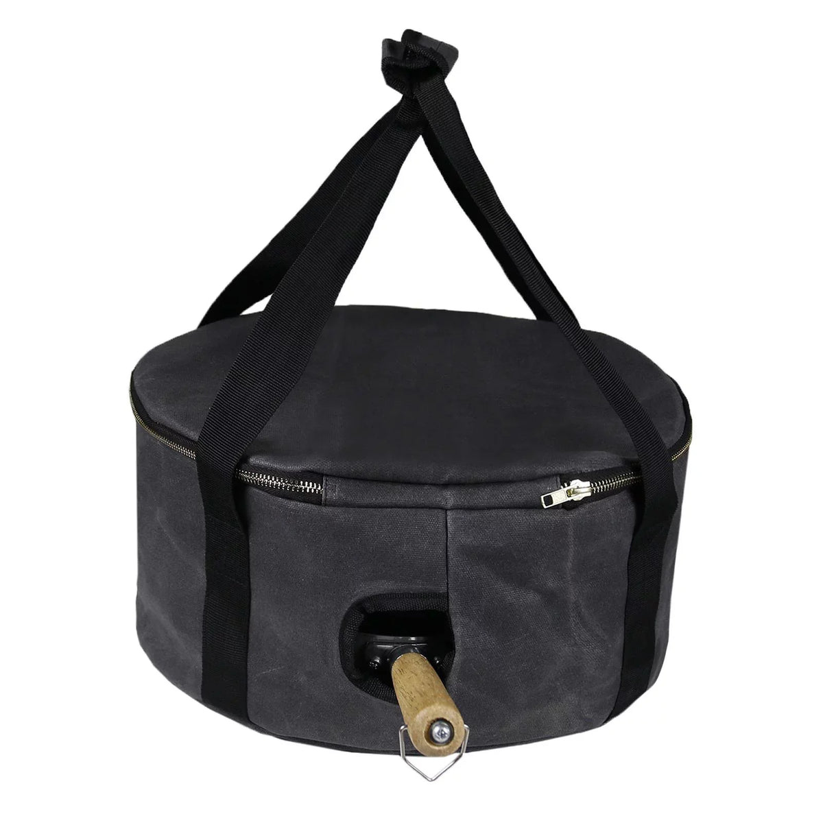 Multipurpose ,Outdoor Camping for Bag Oven Carry - Storage ,Fishing Bag Cookware Activities Accessories BBQ Dutch Gray Container 12" Handbag Durable