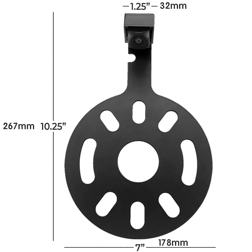 Removable Jeep for Monitor Reversing Spare Camera Tire iMeshbean Parking with Aftermarket Guideline Wrangler Rear View OEM Camera 2007-2018 Waterproof Adapter
