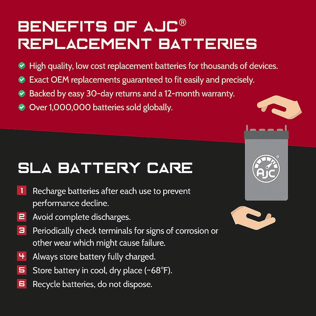 Watercraft Battery with Compatible Battery Personal (2001-2002) 800 Octane Polaris 800CC AJC Replacement