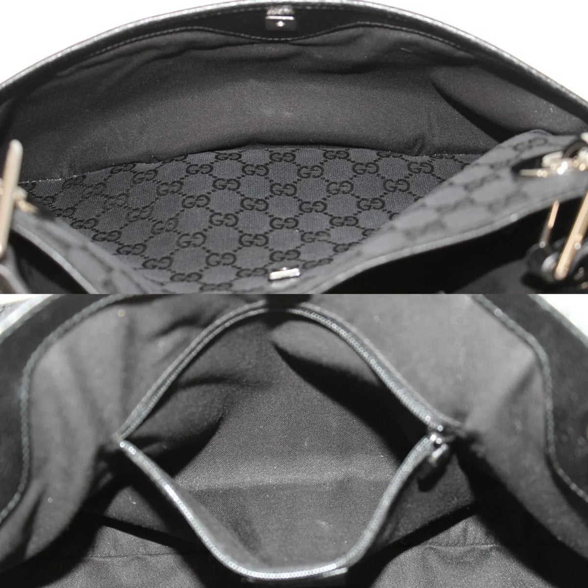 121023 canvas (Good) Pre-Owned tote GUCCI Gucci bag GG black