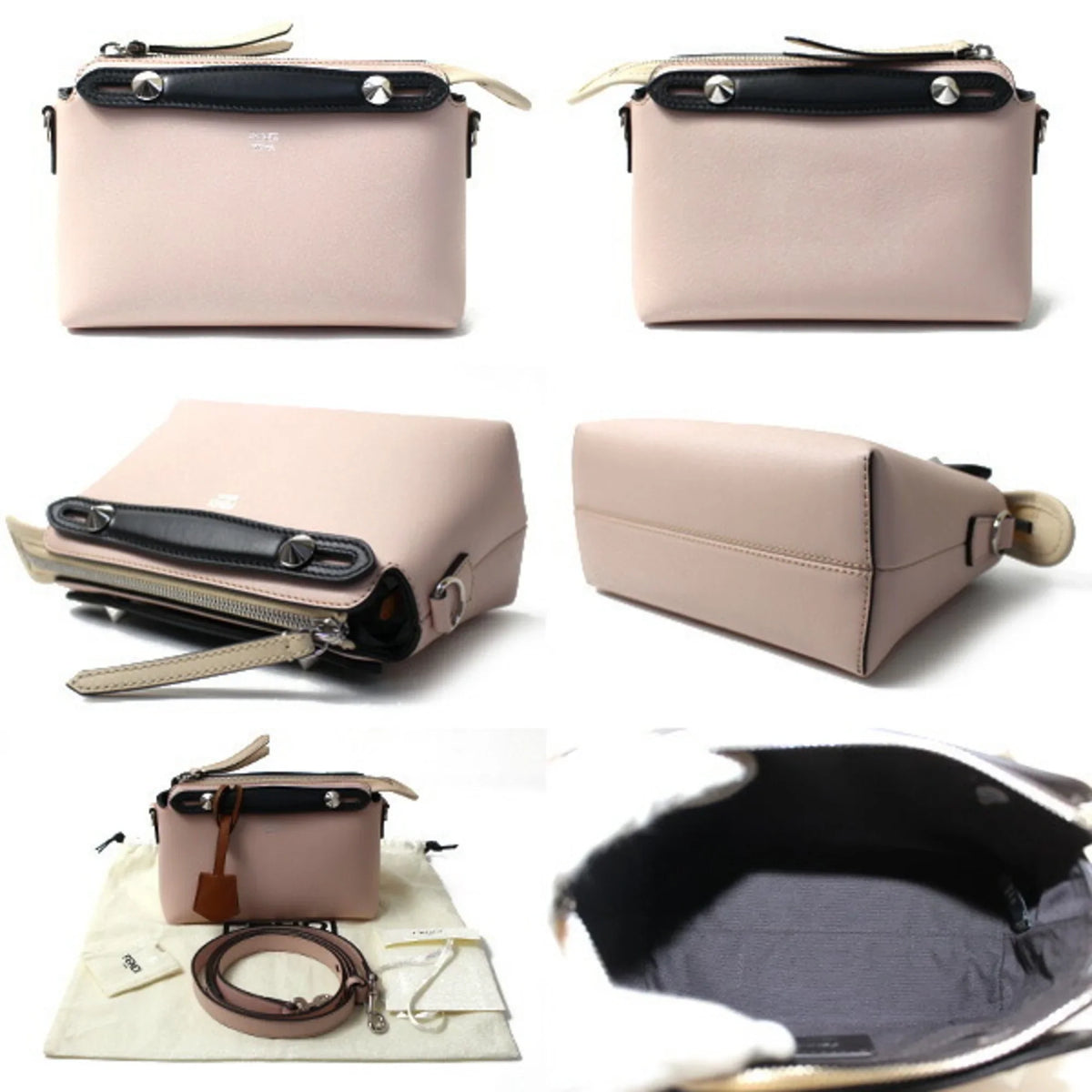 Women's Way Beige (Good) Small Boston Light 2Way By Pre-Owned 8BL145 5QJ THE F1D5B FENDI BY Bag WAY the Pink Black Shoulder
