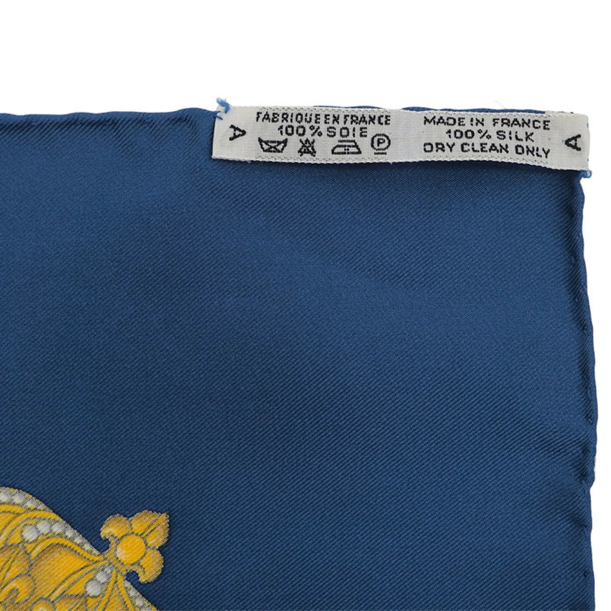 Red (Good) Hermes TAMBOURS Carre Blue Taiko Tambour x LES Scarf Pre-Owned 90 HERMES Muffler