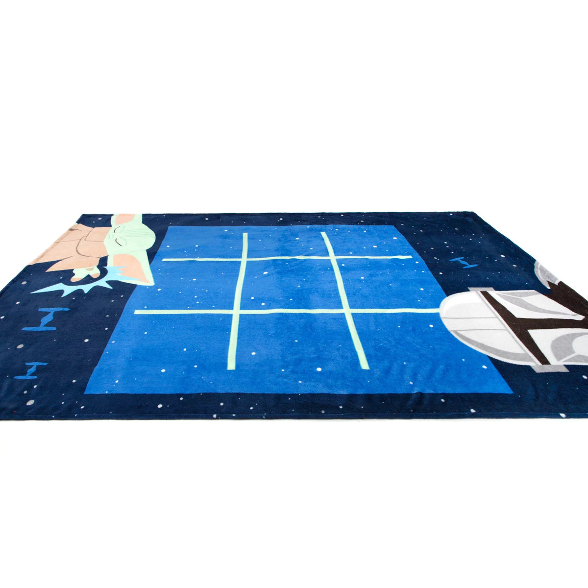 Star Blanket, Microfiber 100% Game Wars Mandalorian Checkers