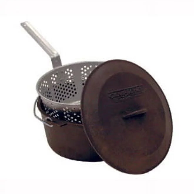 Camp Iron Cast Pot Seasoned Chef (Set)