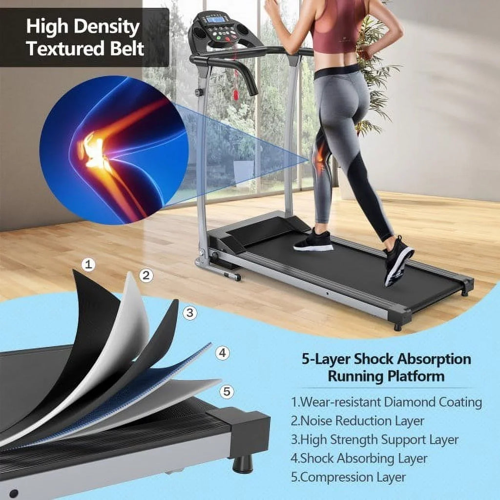 Up Display Treadmill Folding Fitness Your Electric LED Level Routine Compact