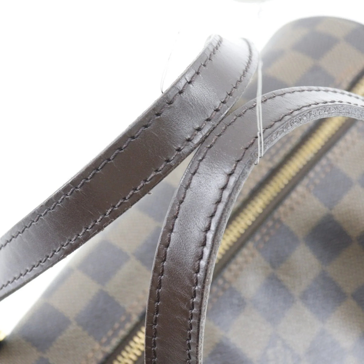 Brown Papillon LOUIS Ladies Pre-Owned VUITTON Canvas Handbag Damier Vuitton PM DU0094 Louis (Good)