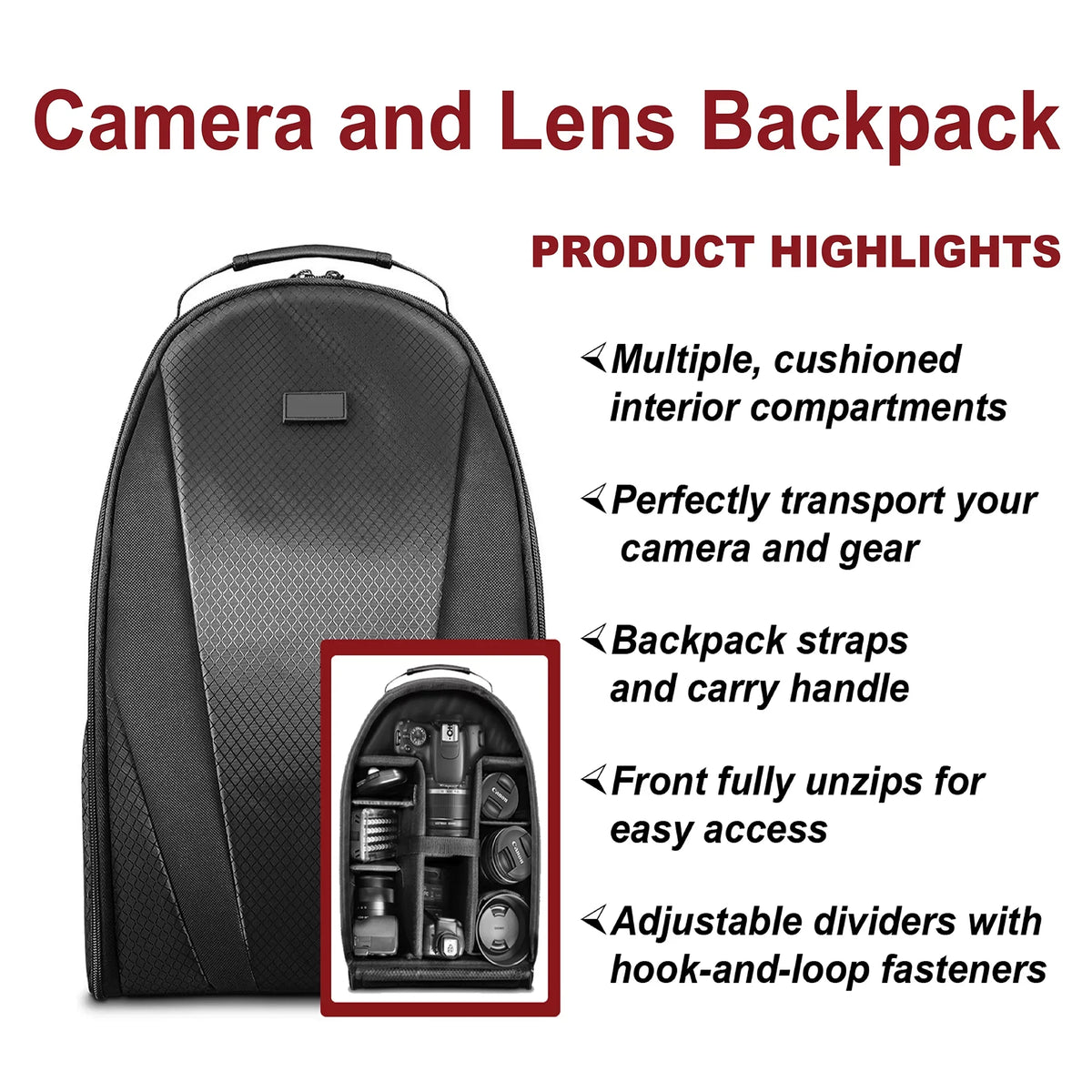 Rebel Memory, 4000D DSLR / Tripod, Camera SanDisk and Bundle 18-55mm EOS ZeeTech Canon with 32GB Lens, Backpack T100