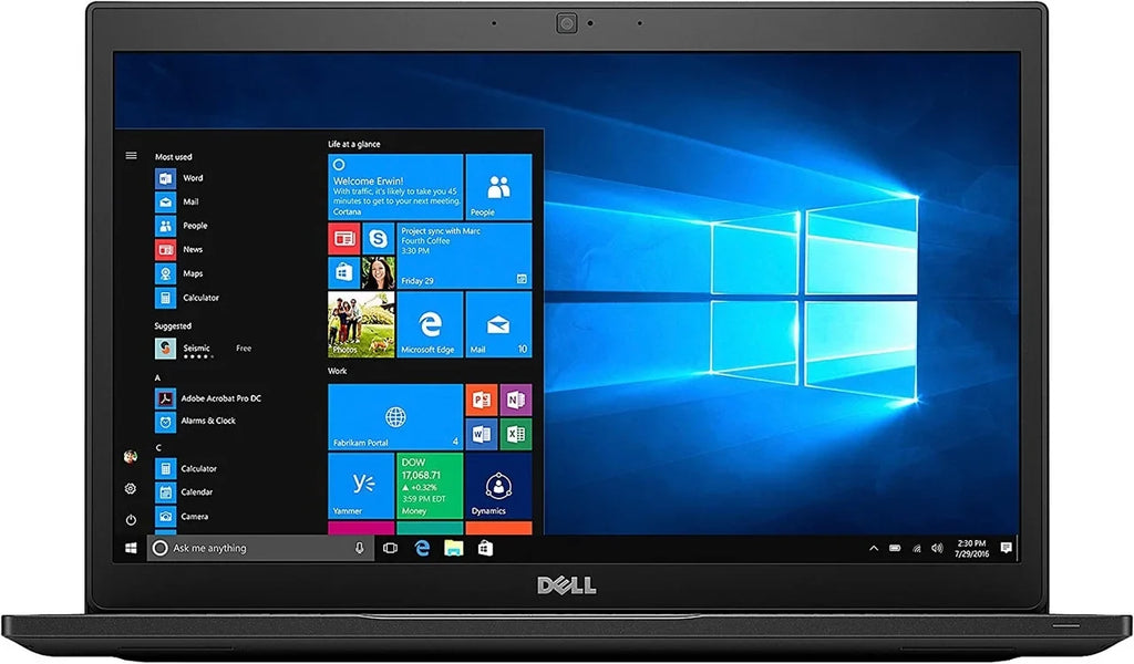 8GB Windows (Refurbished) Restored i78650U Latitude Laptop 10 14" RAM Intel 7490 Core FHD 256GB Dell SSD