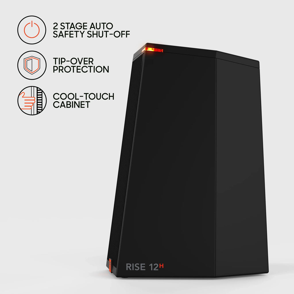 Image Heater, New Rise Personal 2 Settings, Sharper Black, 12H Tower Heat