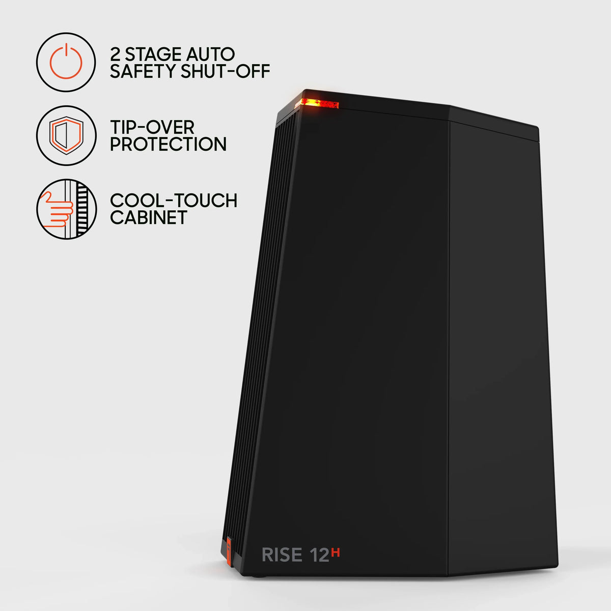 Image Heater, New Rise Personal 2 Settings, Sharper Black, 12H Tower Heat
