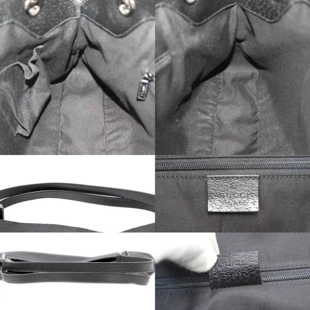 121023 canvas (Good) Pre-Owned tote GUCCI Gucci bag GG black