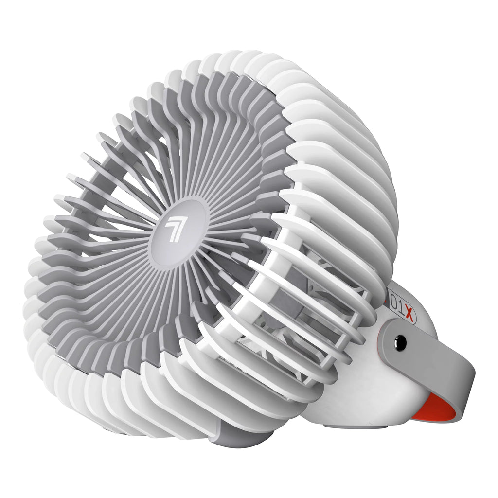 Sharper Rechargeable White Travel 7.2", Fan, Image 01X Refresh