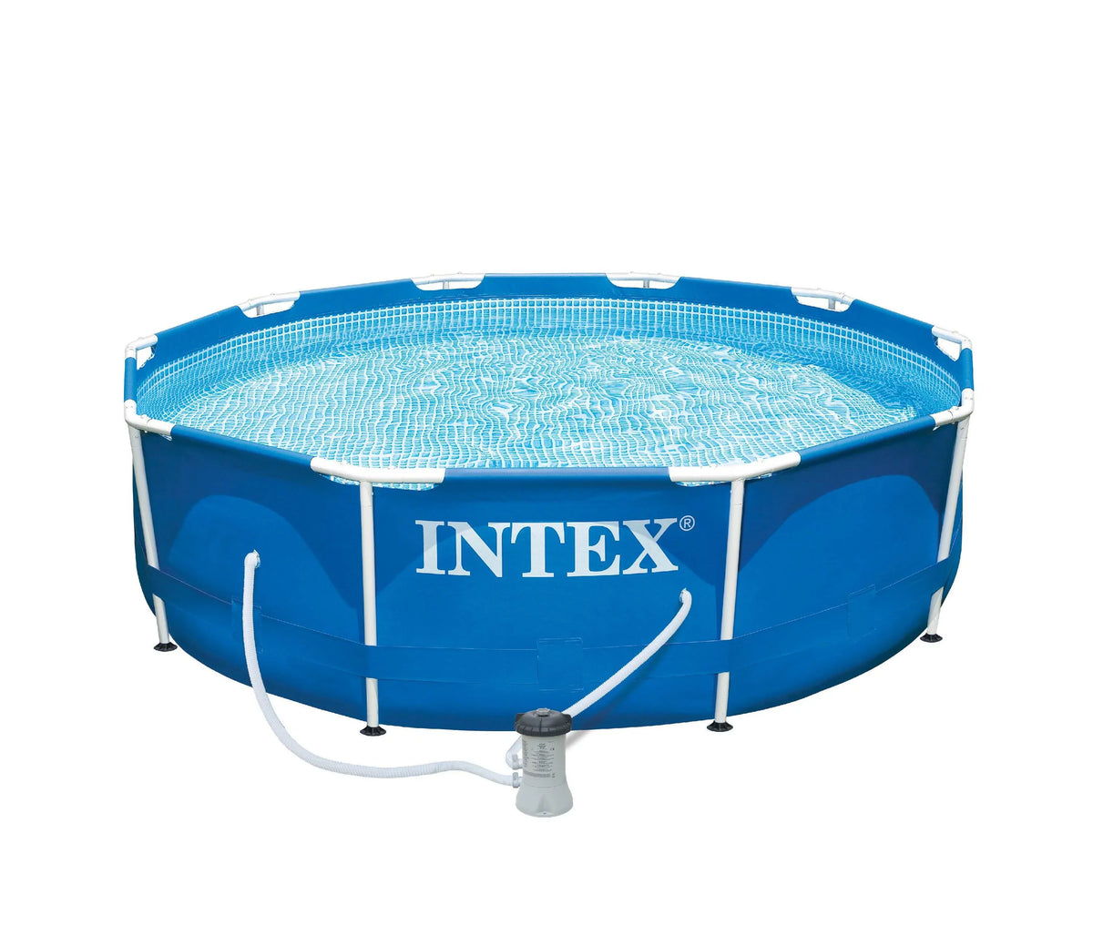 Frame Filter Vacuum Pool 10ft x with Pump Intex Kokido B-VAC Metal 30in Swimming