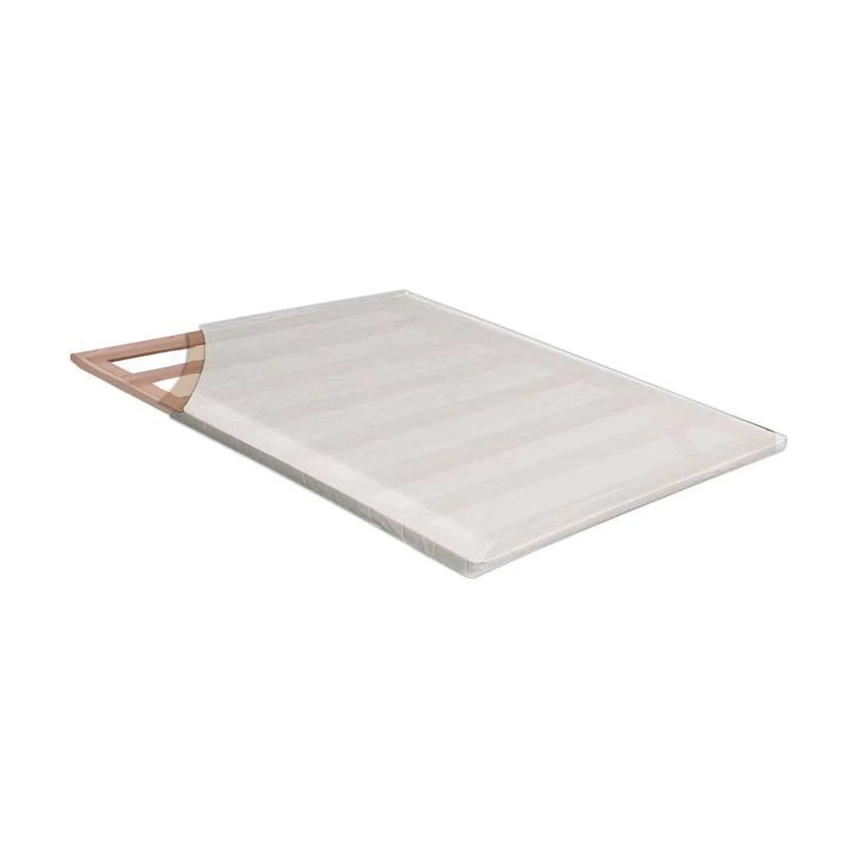 Board Fabric 2" Hill King Transitional Bunkie in White Bowery