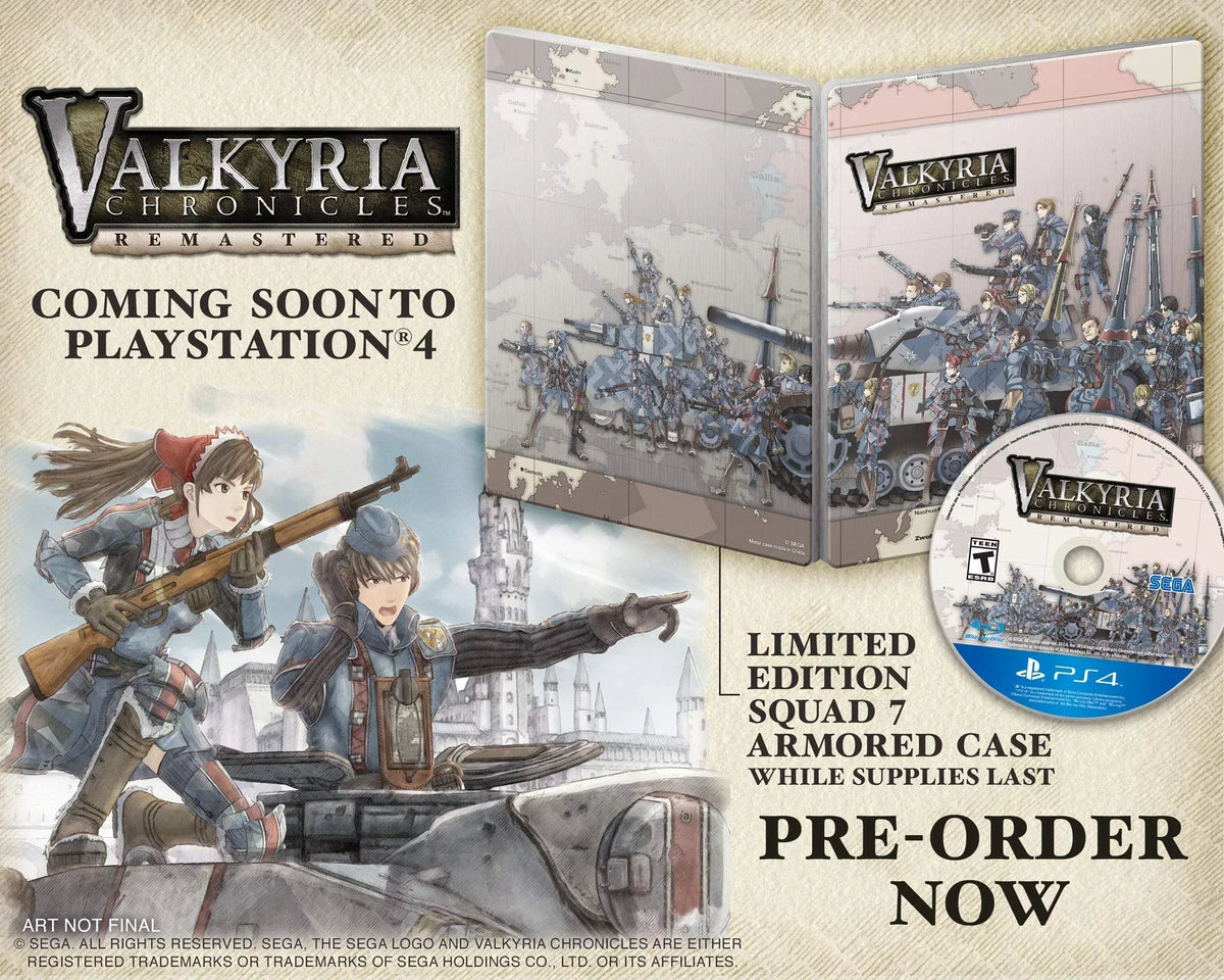 Standard PlayStation Edition Chronicles 4 - Valkyria Sega Remastered
