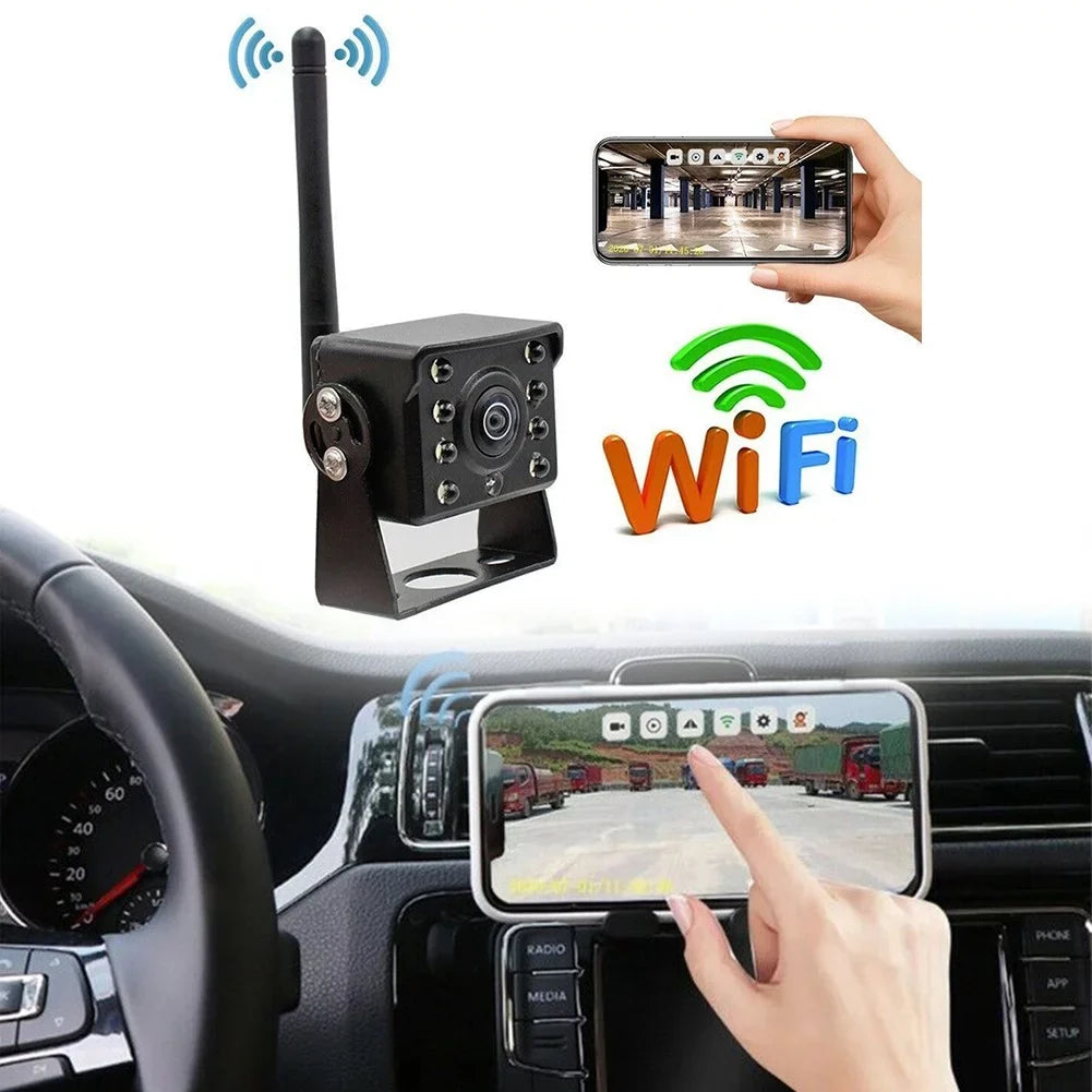 Bus shockproof Reversing RV View Rear Trailer WIFI Camper Wireless Camera Truck