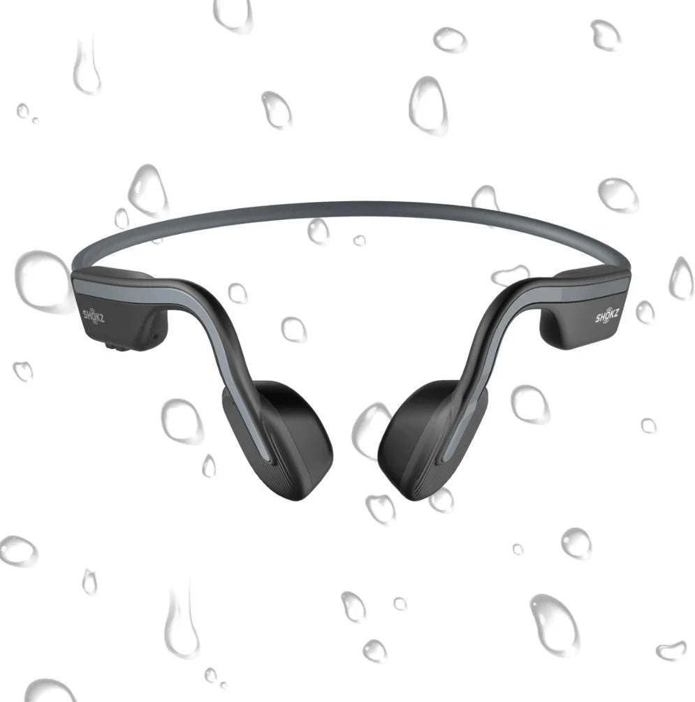 Headphones Bone Conduction Restored Ear Gray Lifestyle/Sport Open OpenMove Shokz - (Refurbished)