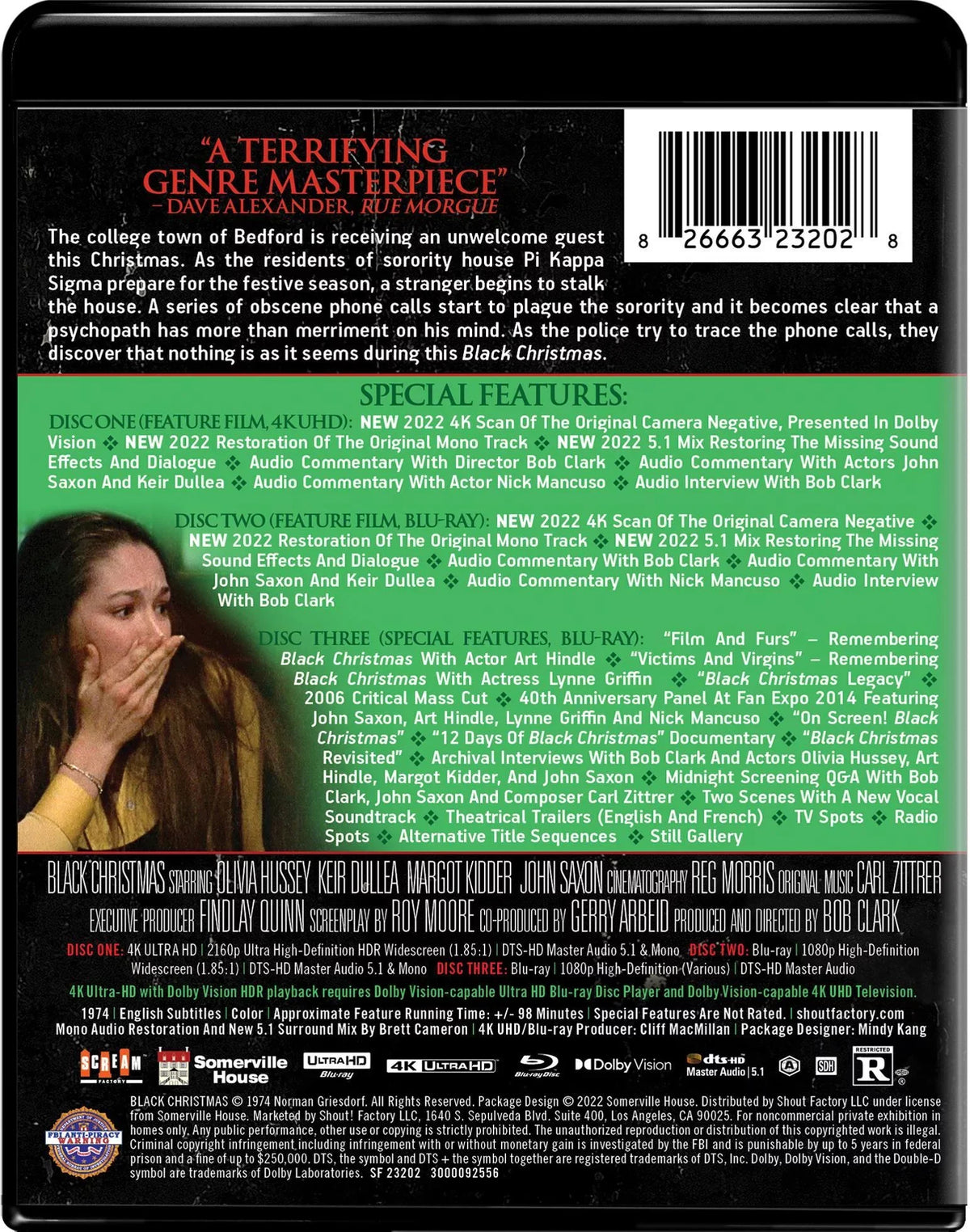 Horror Christmas Factory, (4K Black Ultra HD), Scream
