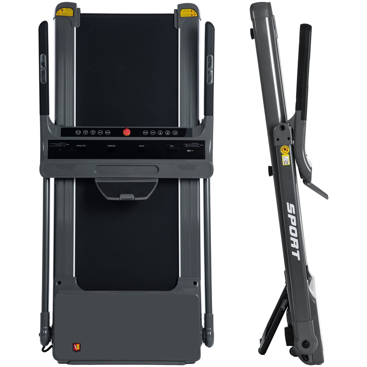 for Gym Compact Machine Workout Treadmill Folding Walking,Electric 14KM/H 3.5HP Foldable Motorised Gym Home Fitness Treadmill Medium Running 330lbs；Portable Jogging Motorized Electric Dcenta