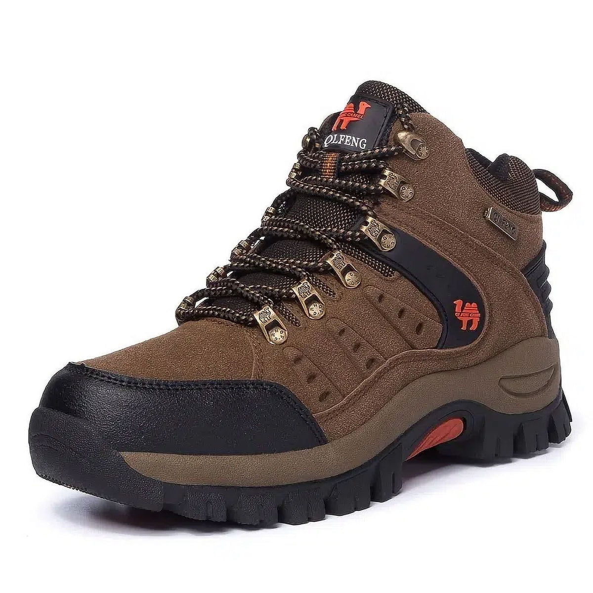 Slip Leather Sneakers Up Suede Footwear Hiking High Shoes Women‘s Non Outdoor Waterproof Lace Women‘s Top
