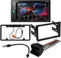 Jetta Car Stereo 2002-2005 Receiver GLI Media AM/FM DVD/CD DIN with Double Pioneer Digital Bluetooth/Backup Volkswagen Bundle Camera/Installation KIT4971 W/ Kit/in-Dash AVH-241EX 6.2" Touchscreen for