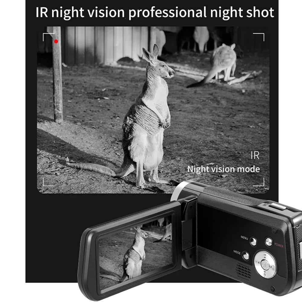 Inch Night 30X 4K Digital IPS 48MP AC2 DV Digital Remote Touchscreen Carry Video Zoom Camcorder Bag IR OWSOO Vision Battery 3.0 Control Recorder with