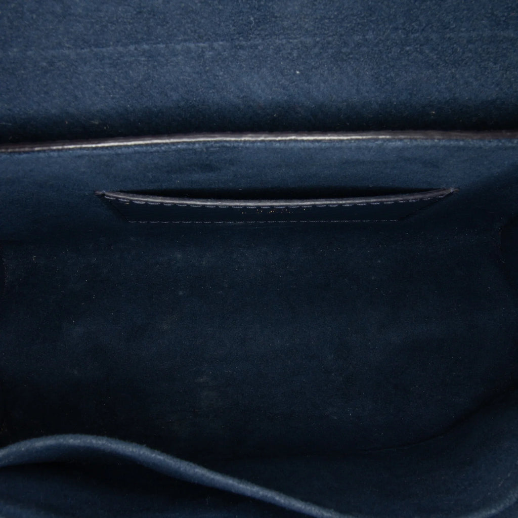 Crossbody (Good) Authenticated Epi Bag Louis Pre-Owned MM Vuitton Leather Twist Blue Unisex
