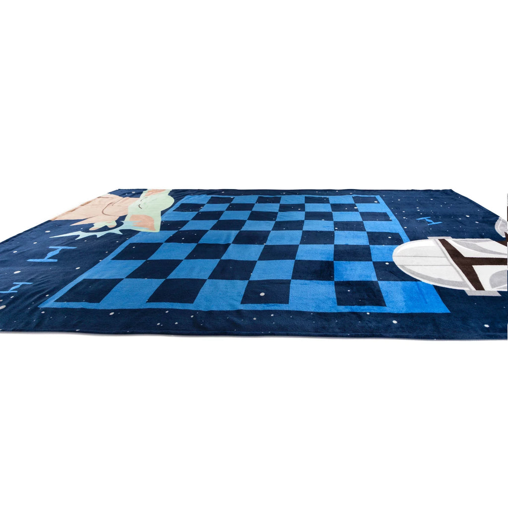 Star Blanket, Microfiber 100% Game Wars Mandalorian Checkers
