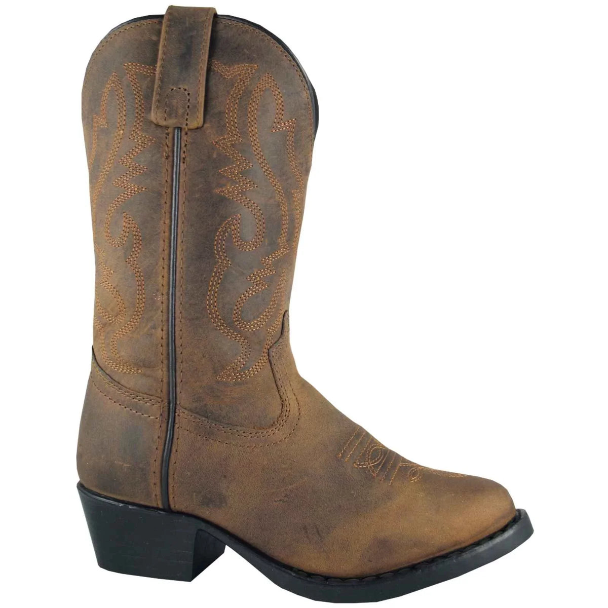 Denver Brown Toddler Smoky 7 EE Leather Boys Oiled Boots Western Mountain