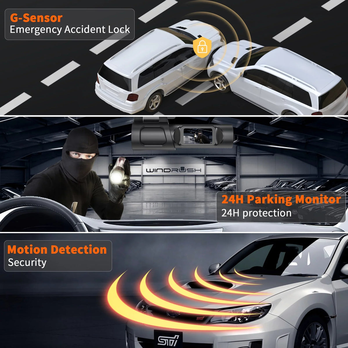 Dash Max IPS Parking Built-in Capacitor, 24H Cam Angle, Screen, Wide 128GB WDR, GPS, with Camera Mode, NEXPOW 170° Dash Vision, 4K Car Support Super and Night Rear Front Cam, with 1.47"