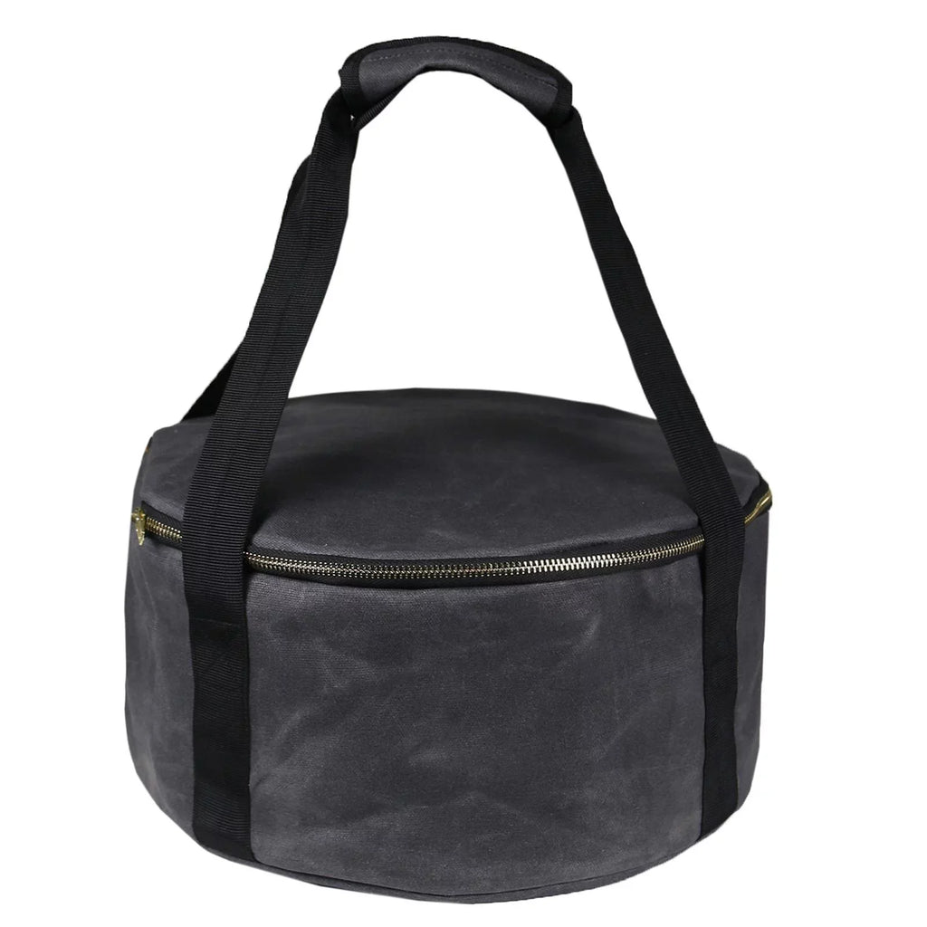 Multipurpose ,Outdoor Camping for Bag Oven Carry - Storage ,Fishing Bag Cookware Activities Accessories BBQ Dutch Gray Container 12" Handbag Durable