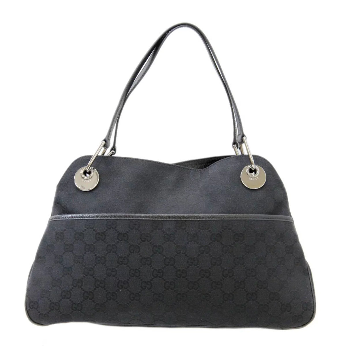 121023 canvas (Good) Pre-Owned tote GUCCI Gucci bag GG black