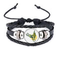 Wristband Pattern Charging Rope Braided Plug Cable Woven Leather Corn Bracelet Cable