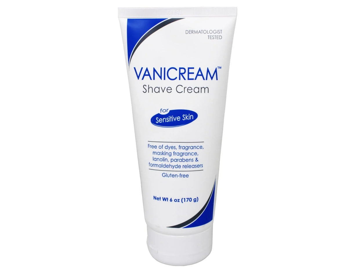 2 Sensitive Pack Vanicream Cream For Each 6oz Skin Shave