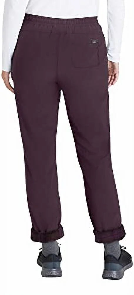 Lined Fleece (Purple, Eddie Bauer Pant Ladies' 8)