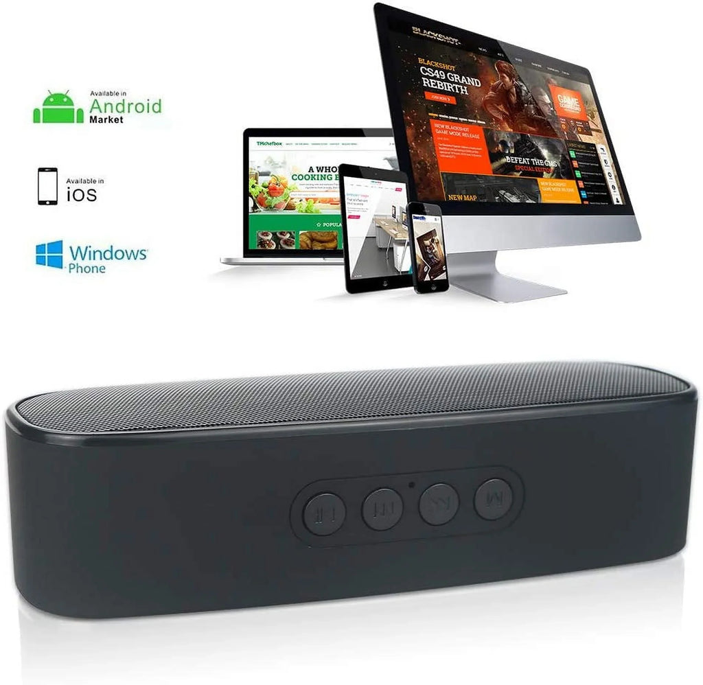 Portable Audio,Enhanced with with Bluetooth Slot,Outdoor Totola Speaker Stereo HD Speaker AUX/USB/TF