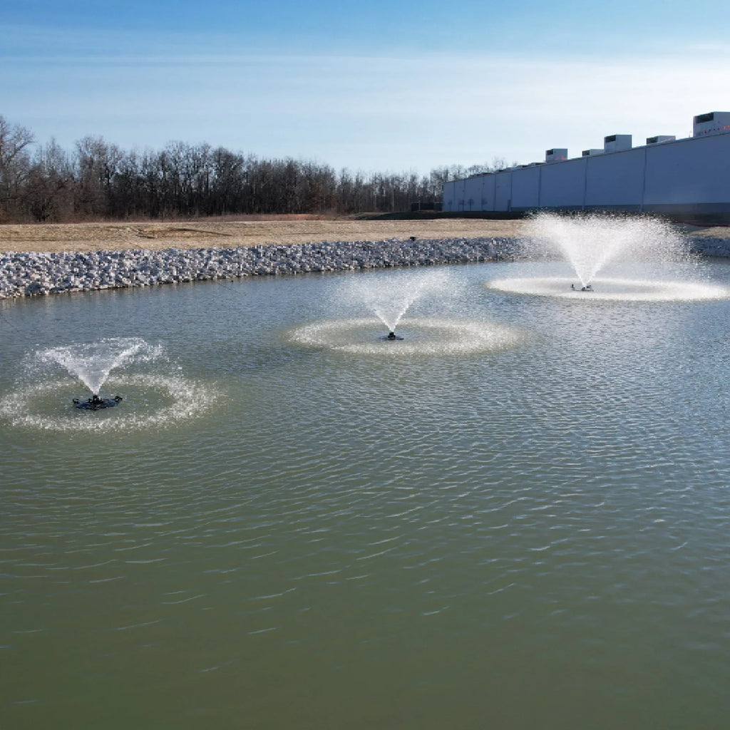 Lights 11 for HALF foot 1.5 PONDS Patterns | White Aeration Ponds AQF125003X3W-100 | Fountain HP Cord 100 | | Floating | Surface OFF