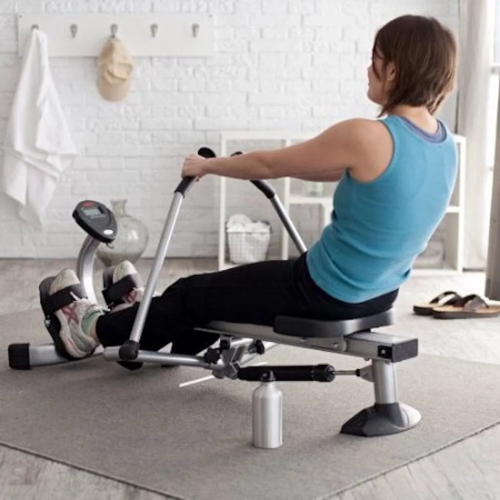 Machine Rowing Glider Exercise Body 1050 Stamina Trac