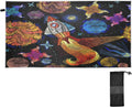 Dry Compact Swimming Oversized Bestwell - Towel Super - Travel Lightweight Towel Holiday（366） for Camping Embroidered Towels Pattern Beach Quick Absorbent Universe