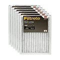 Clean 300, Furnace Basic 1-Inches, 6-Pack Dust MPR 20 Filter, Air AC x Filtrete Living 14 x