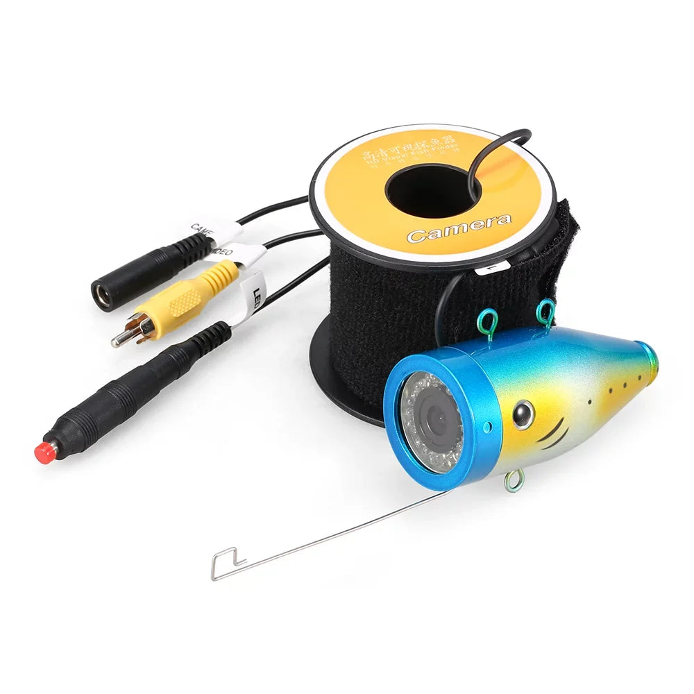 15m30m50m 1200TVL 24 Fish LEDs Underwater with Shape Waterproof Boat Fishing Accessories Cable Ice Fishing