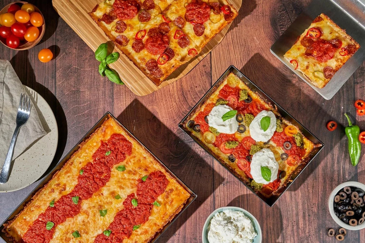 Utensil, Pizza Detroit Spatula Stainless Rectangular Spatula Pan Tools Pizza - Accessories, Pizza Kitchen Steel Pan Cutter, Grill Style Spatula, Oven
