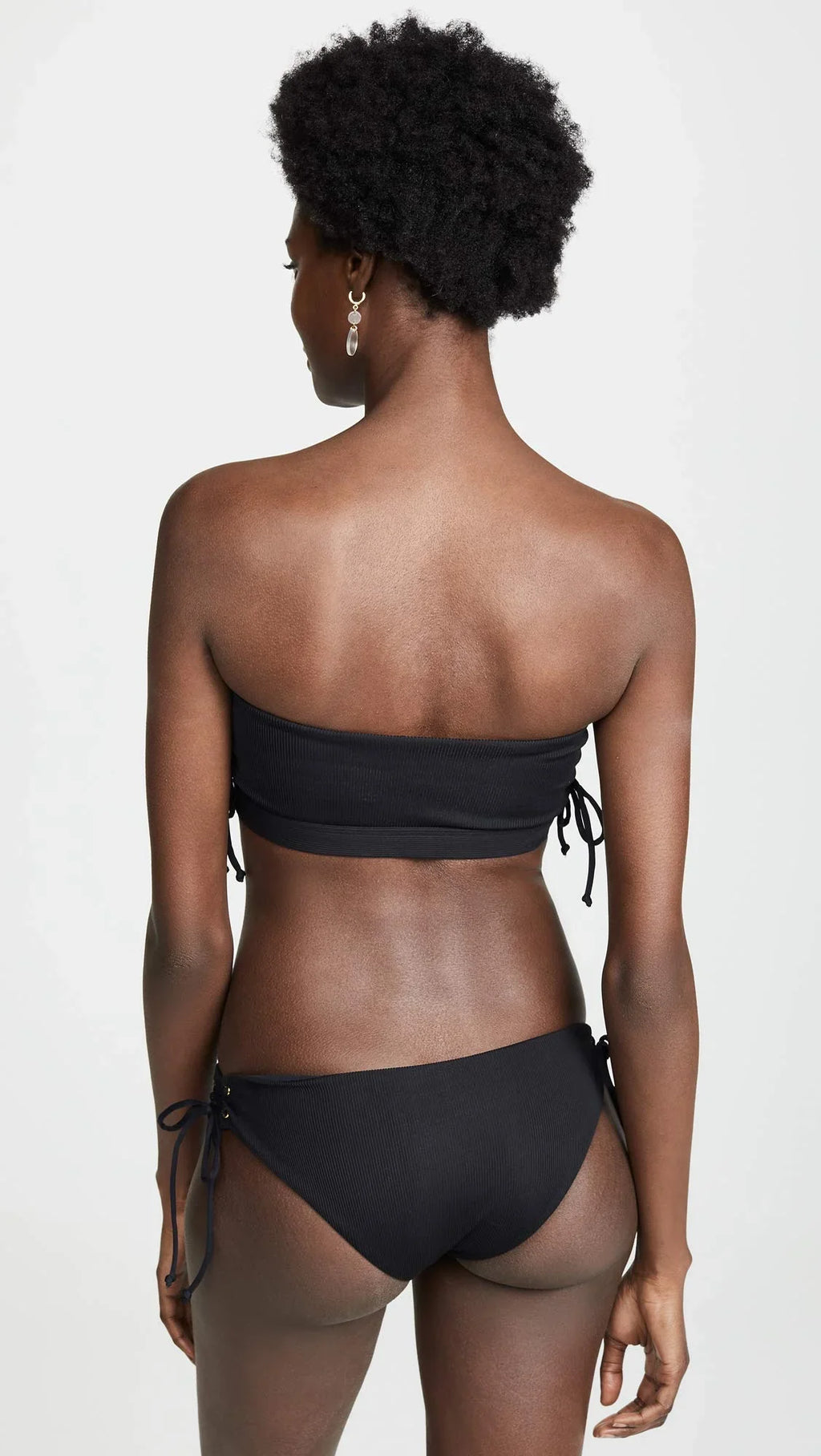 Bikini X-Small Women's Top Black LSpace Swimwear Crystal Size