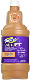 of (Pack 2) Breeze Wood Refill, Swiffer Cleaner Floor WetJet 42.20 oz Blossom