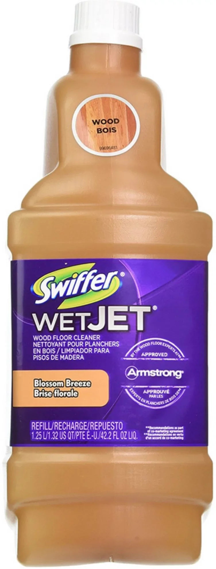 of (Pack 2) Breeze Wood Refill, Swiffer Cleaner Floor WetJet 42.20 oz Blossom